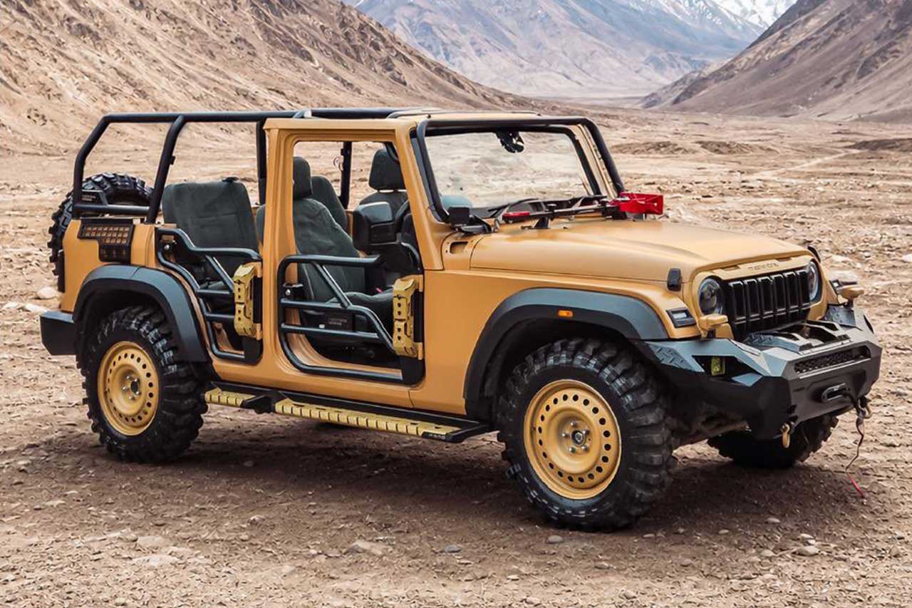 Mahindra Thar Roxx ATV for Army